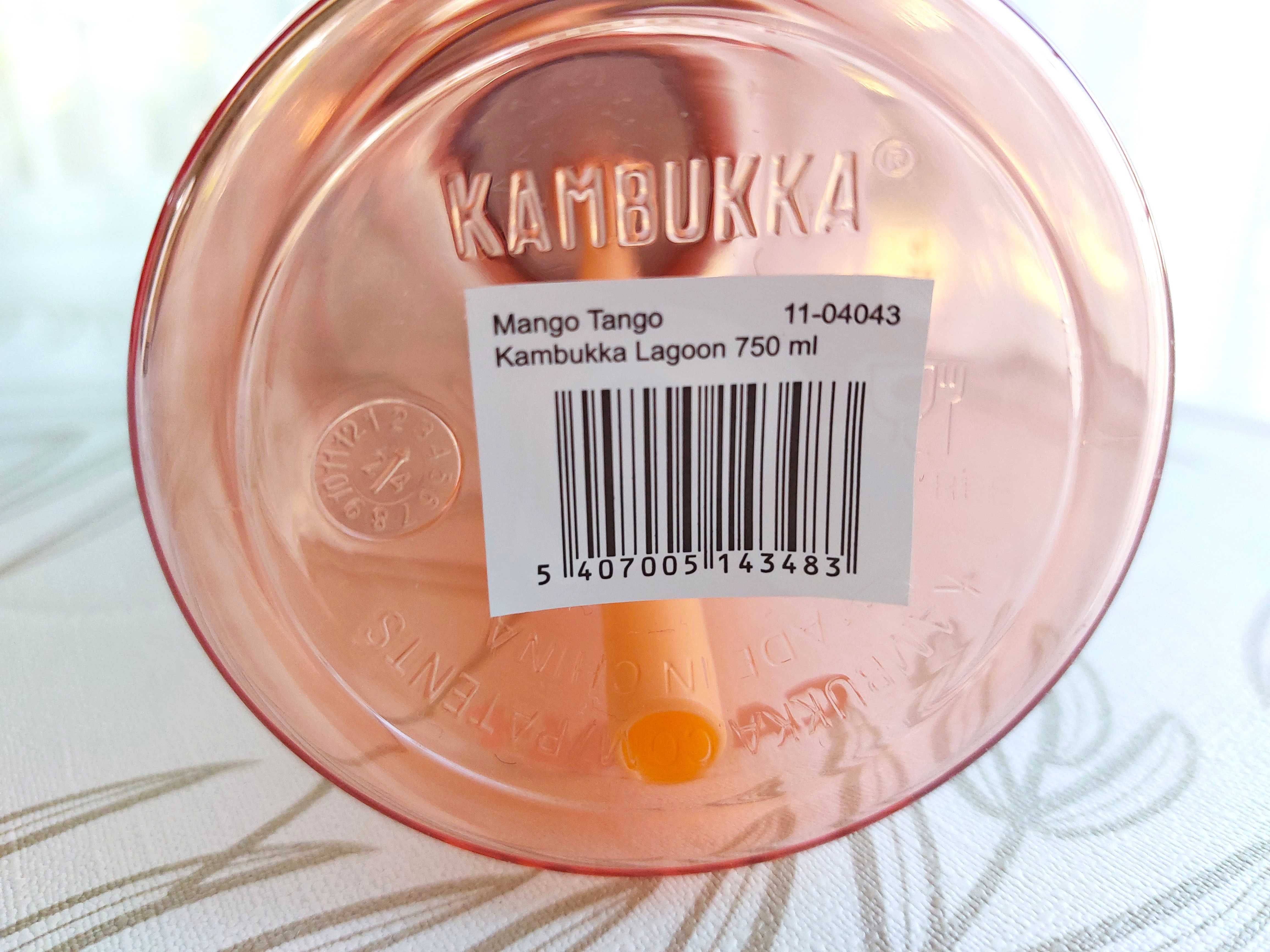 Nowa Butelka tritanowa KAMBUKKA Lagoon Mango Tango Pomarańczowy
