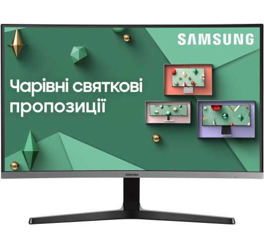 Монітор Samsung 27" S27R350 (LS27R350FHIXCI) Dark Silver