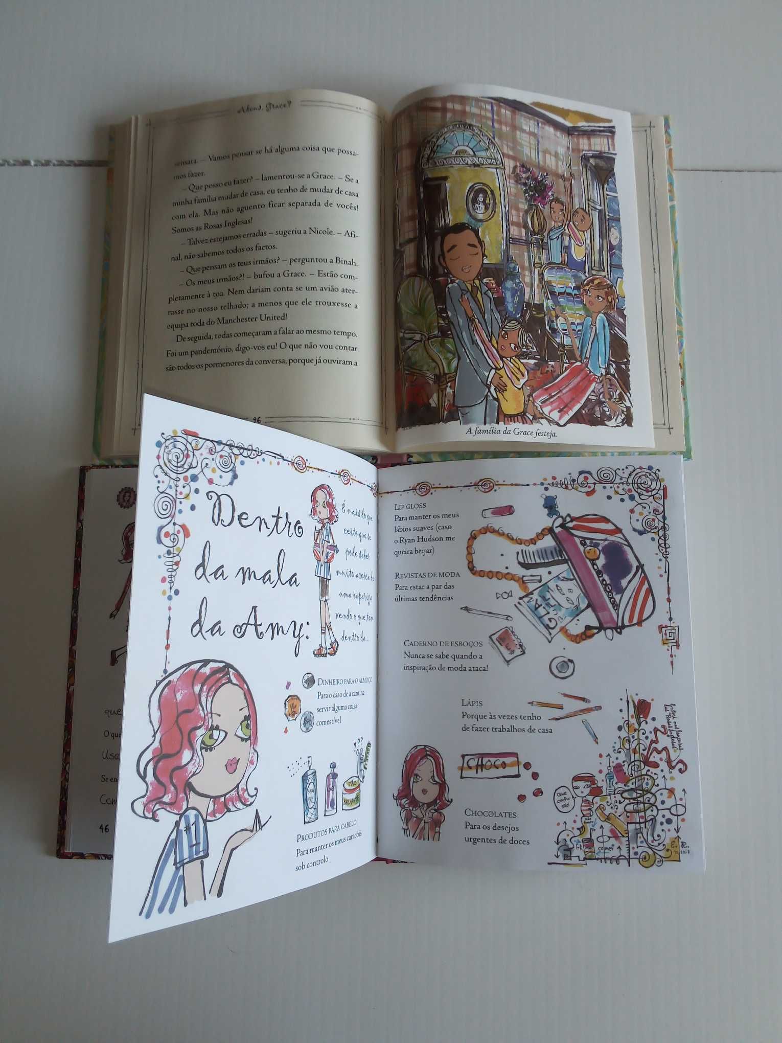 Livros "As Rosas Inglesas", de Madonna, vol. 1 e 2