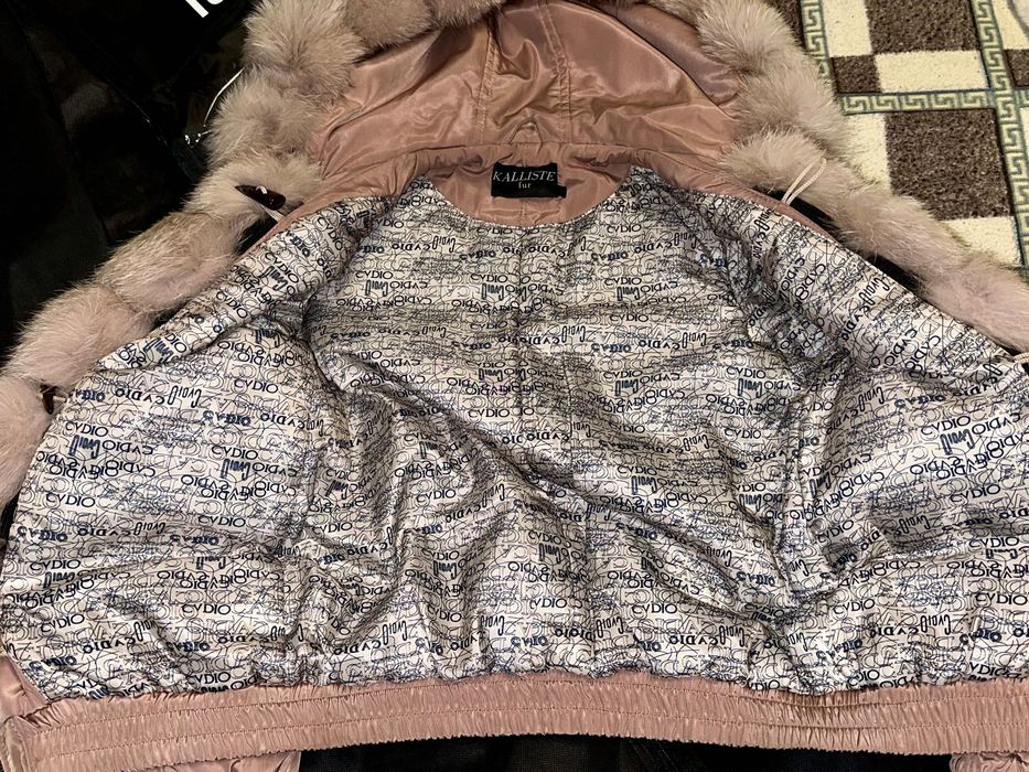 Бомбер з хутром , курточка з хутром , пуховик с мехом , шуба