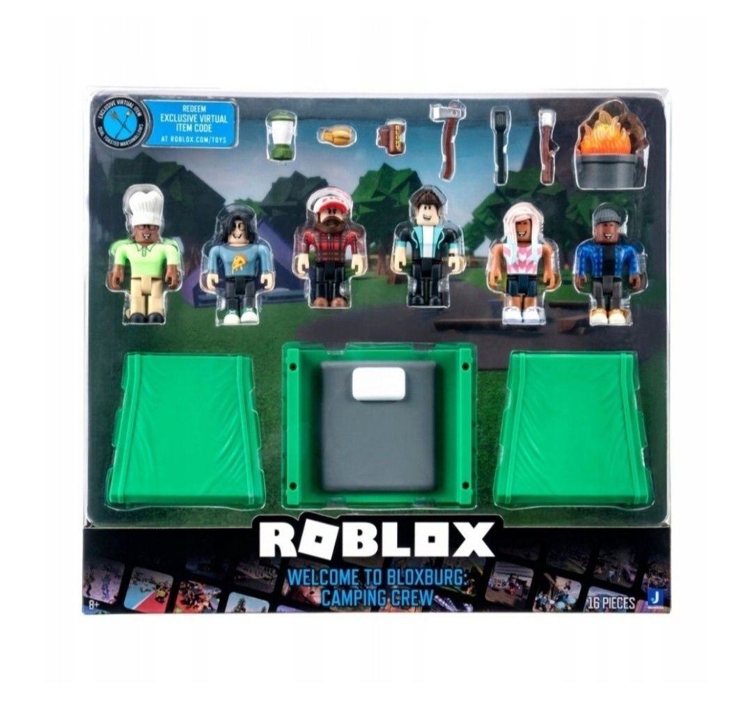 Nowy Zestaw ROBLOX Kemping Bloxburg 6 figurek ROB0688