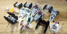 Lego star wars mini statki 13 sztuk mix x-wing v-wing tie i inne