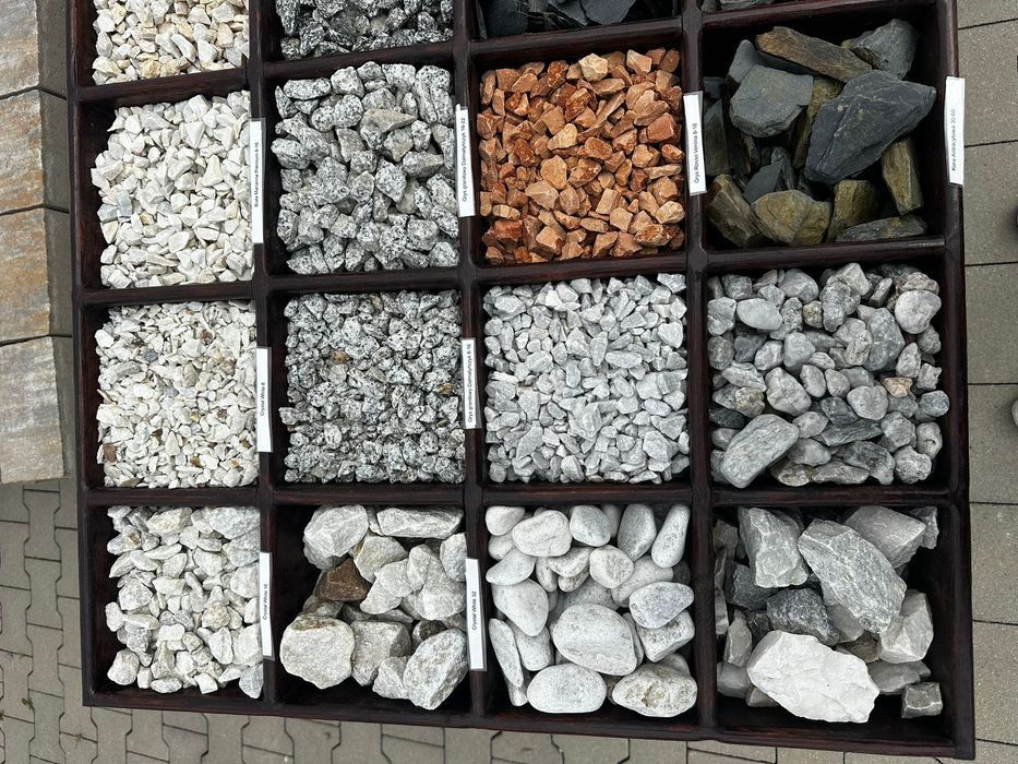 Kamienie ozdobne na cmentarz, grysy, otoczaki, duży wybór