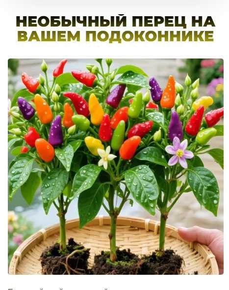 Семена сладкоострого перца " RAINBOW"