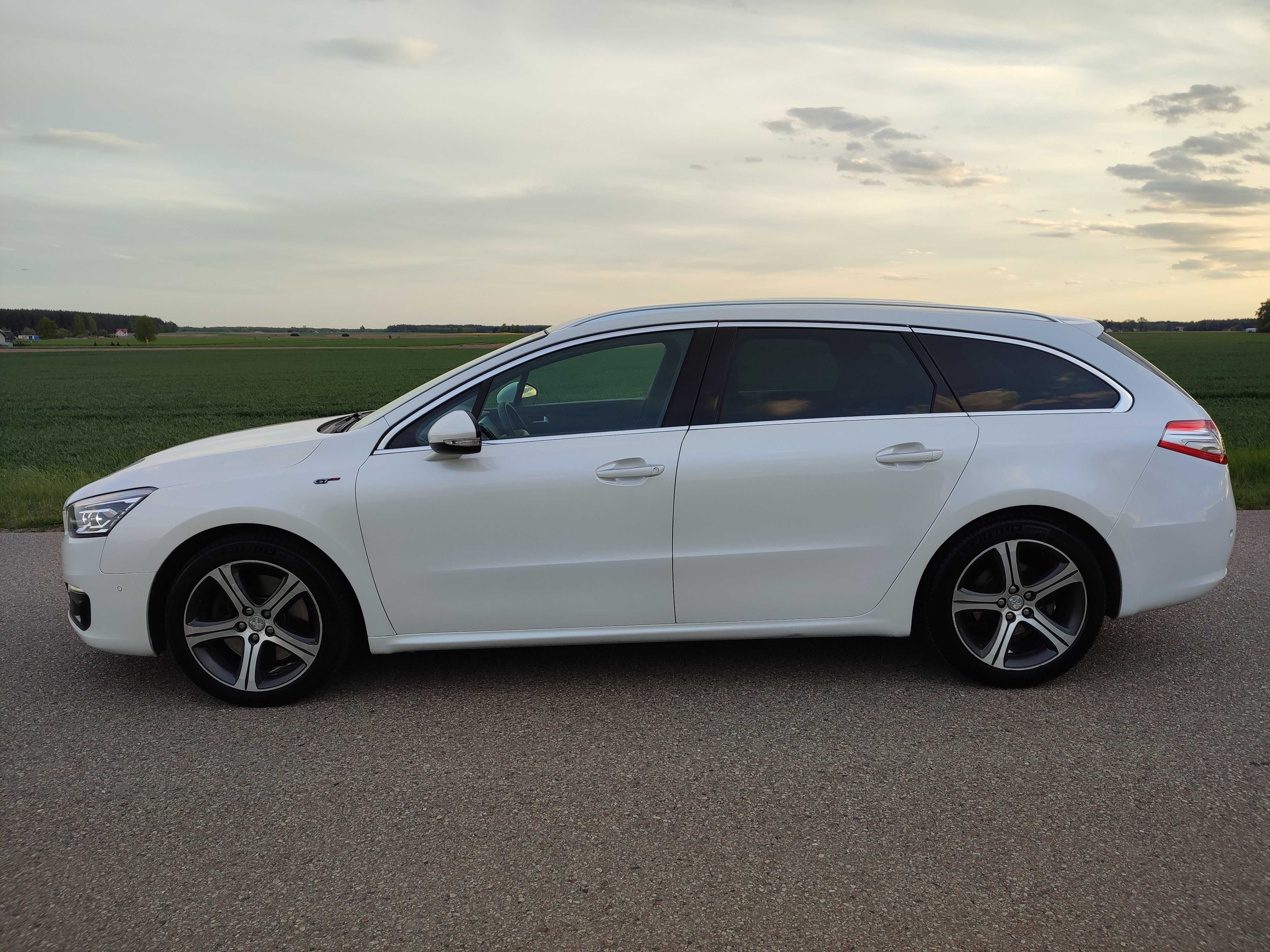 Peugeot 508 GT-Line**2,0**180 km**Full Led**Biała perła**Panorama**