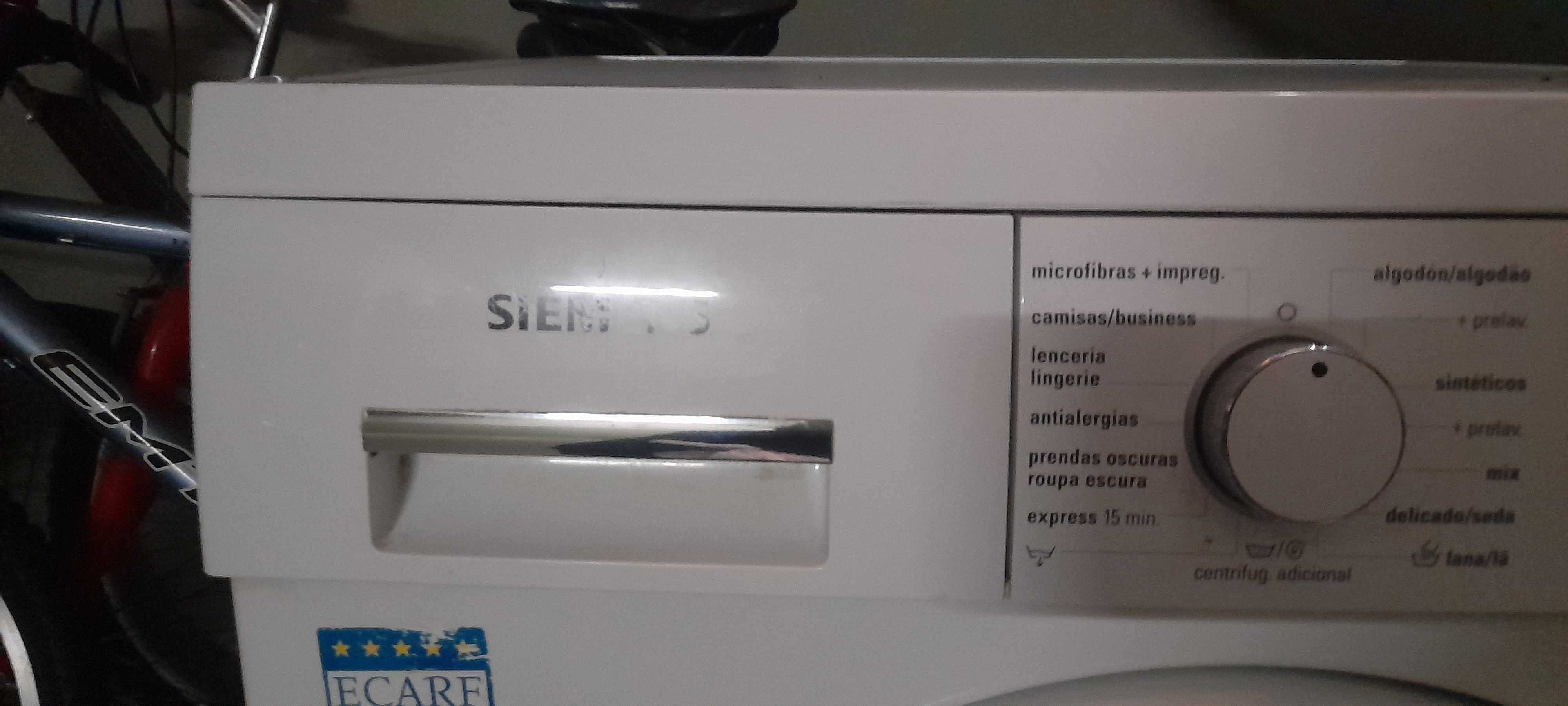 Máquina lavar roupa siemens