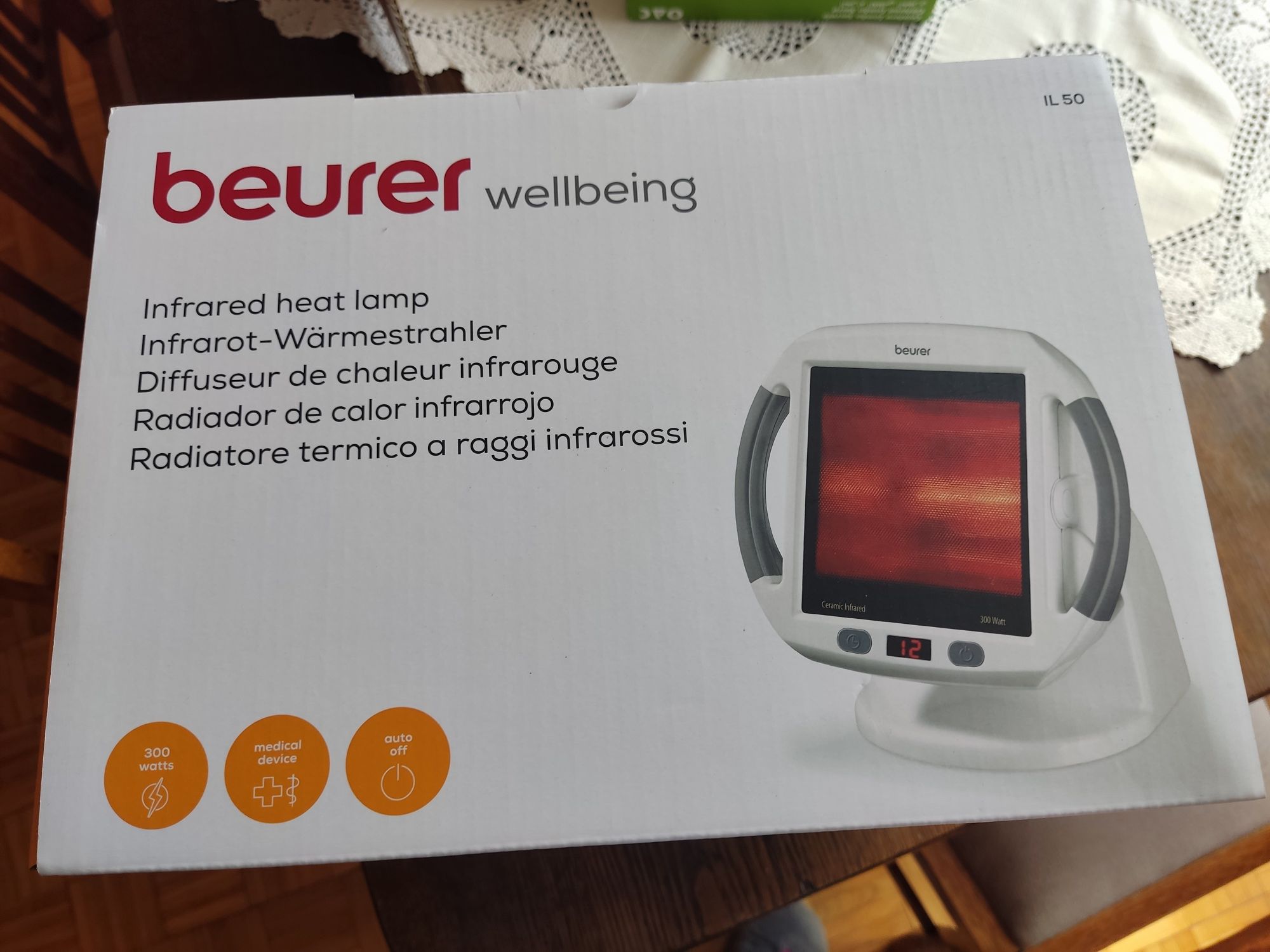 Nowa lampa podczerwień Beurer IL50