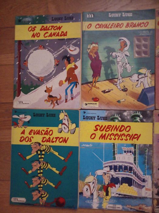 LUCKY LUKE - 11 Exemplares antigos raridades