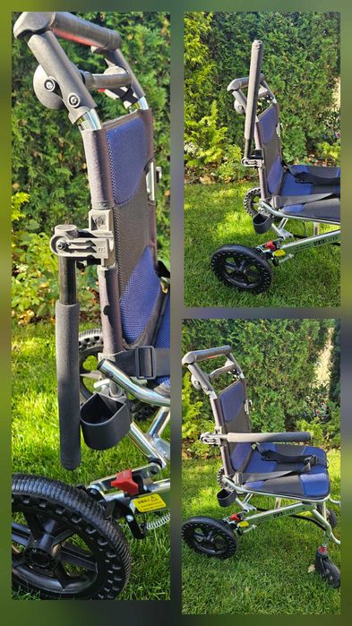 Wózek inwalidzki lekki do samolotu, w podróż