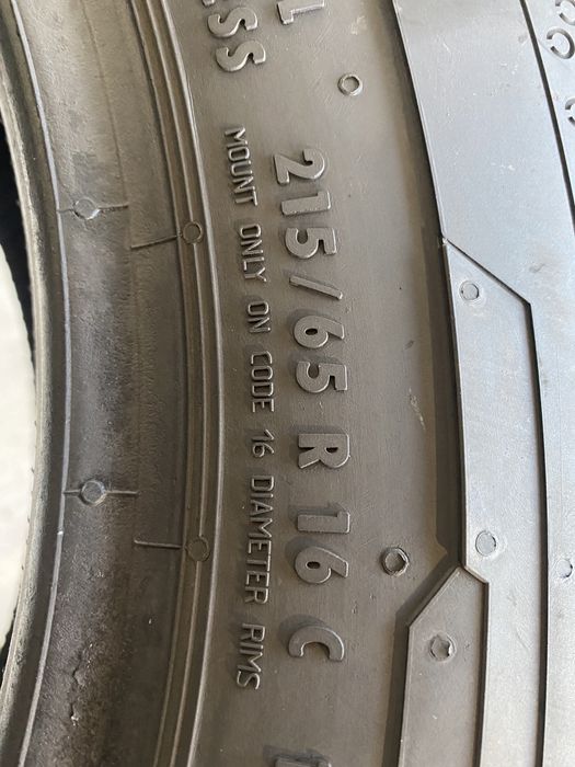 Opona pojedyncza 215/65/16 C Continental ContiVanContact 100 , 8,8 mm