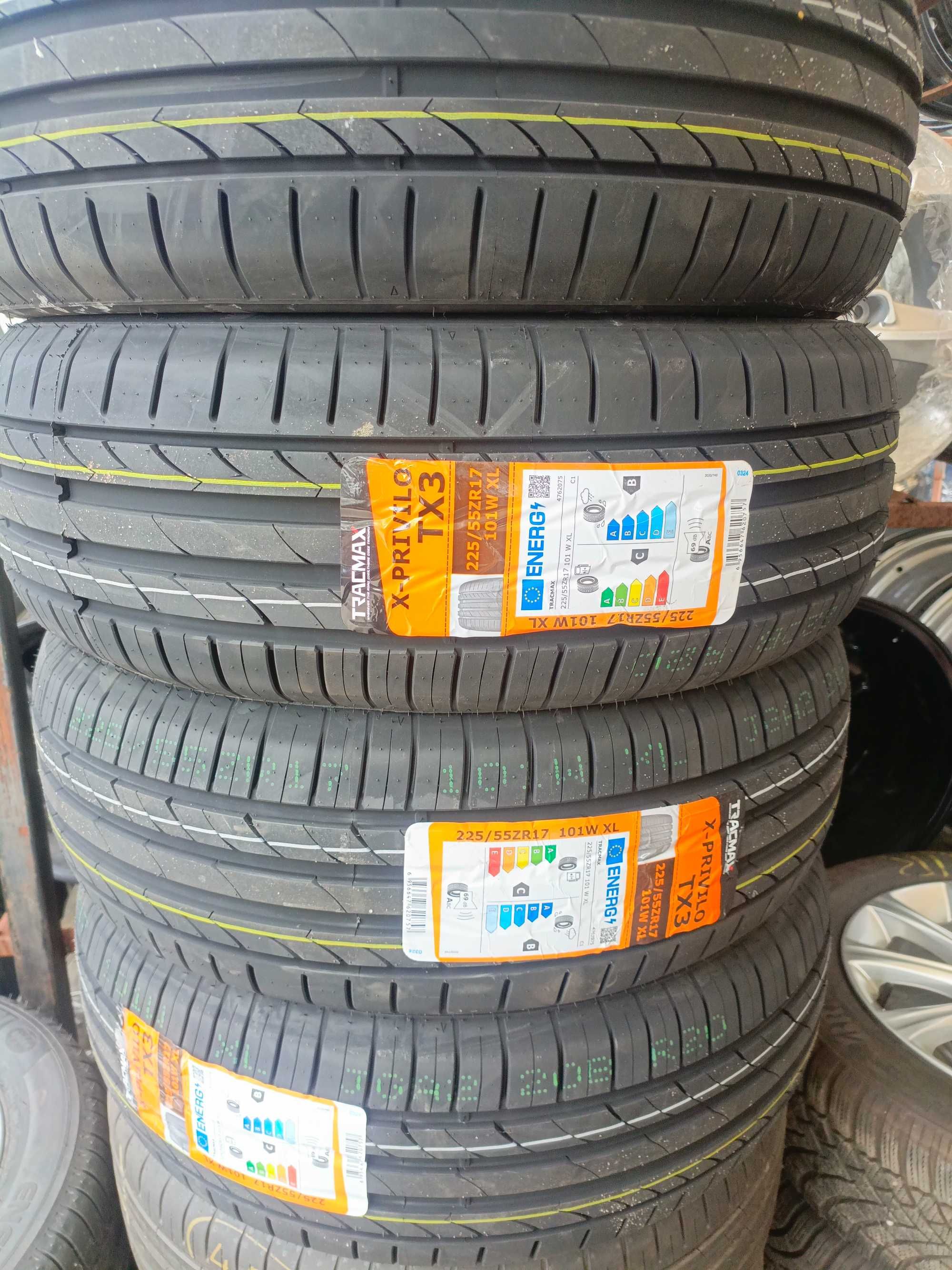 Nowe opony letnie 225/55/17 Tracmax