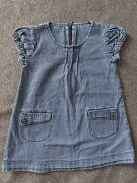 Sukienka jeansowa r. 86