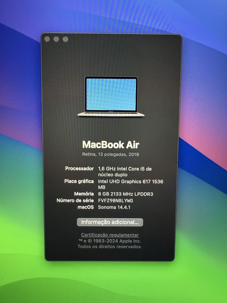 Macbook Air 2019