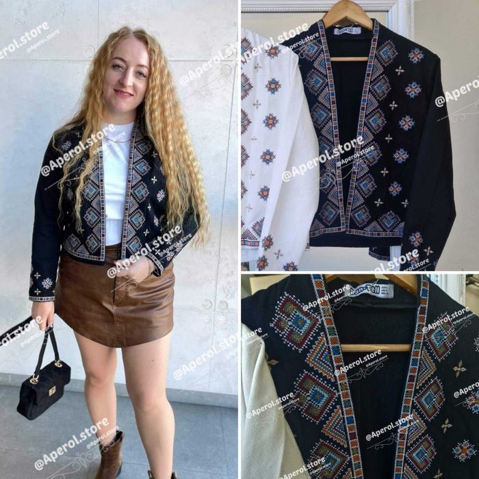 Вишиванка жіноча. Кашеміровий піджак.