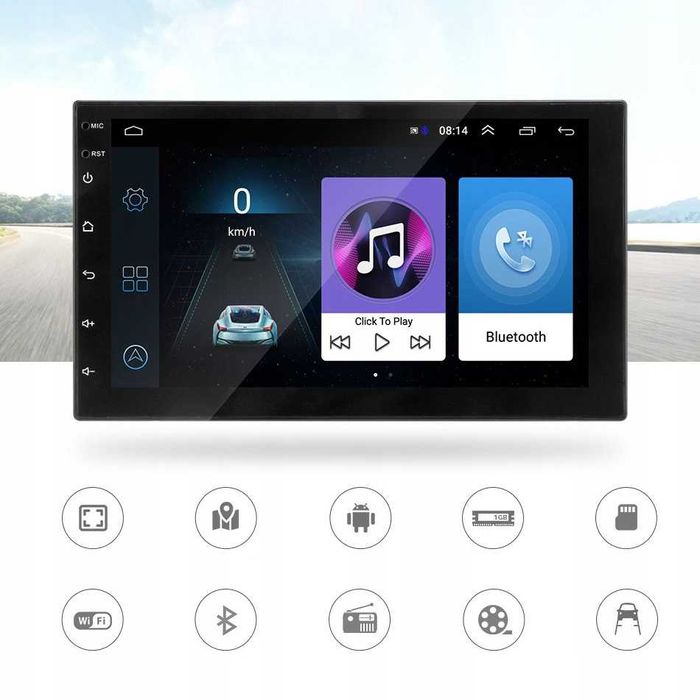 Mulitimedialne RADIO SAMOCHODOWE LCD z ANDROID Nawigacja TIR osobowe
