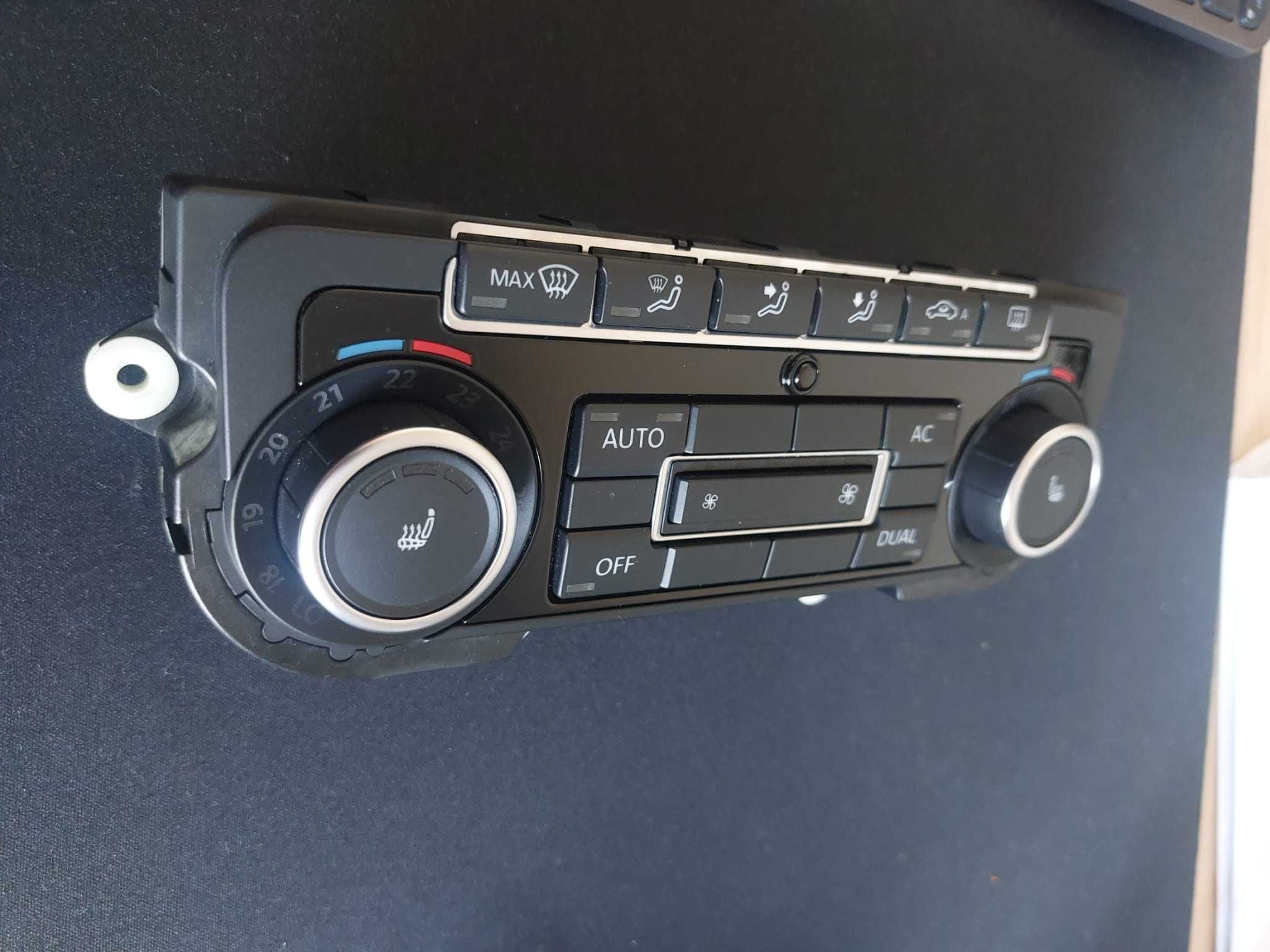 VW Golf VI, Panel klimatyzacji.