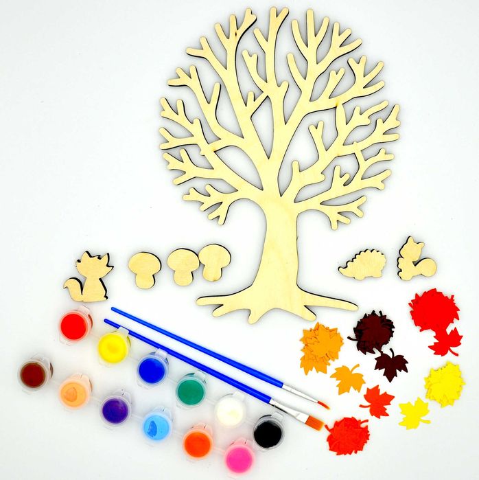 Zestaw kreatywny dla dzieci DIY – jesień. Montessori