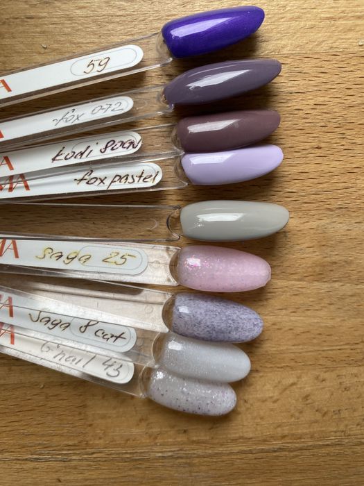 Гель лаки fox, saga, kodi 12 шт