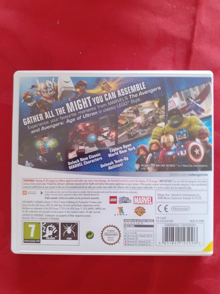 Nintendo 3ds Lego Marvel Avengers