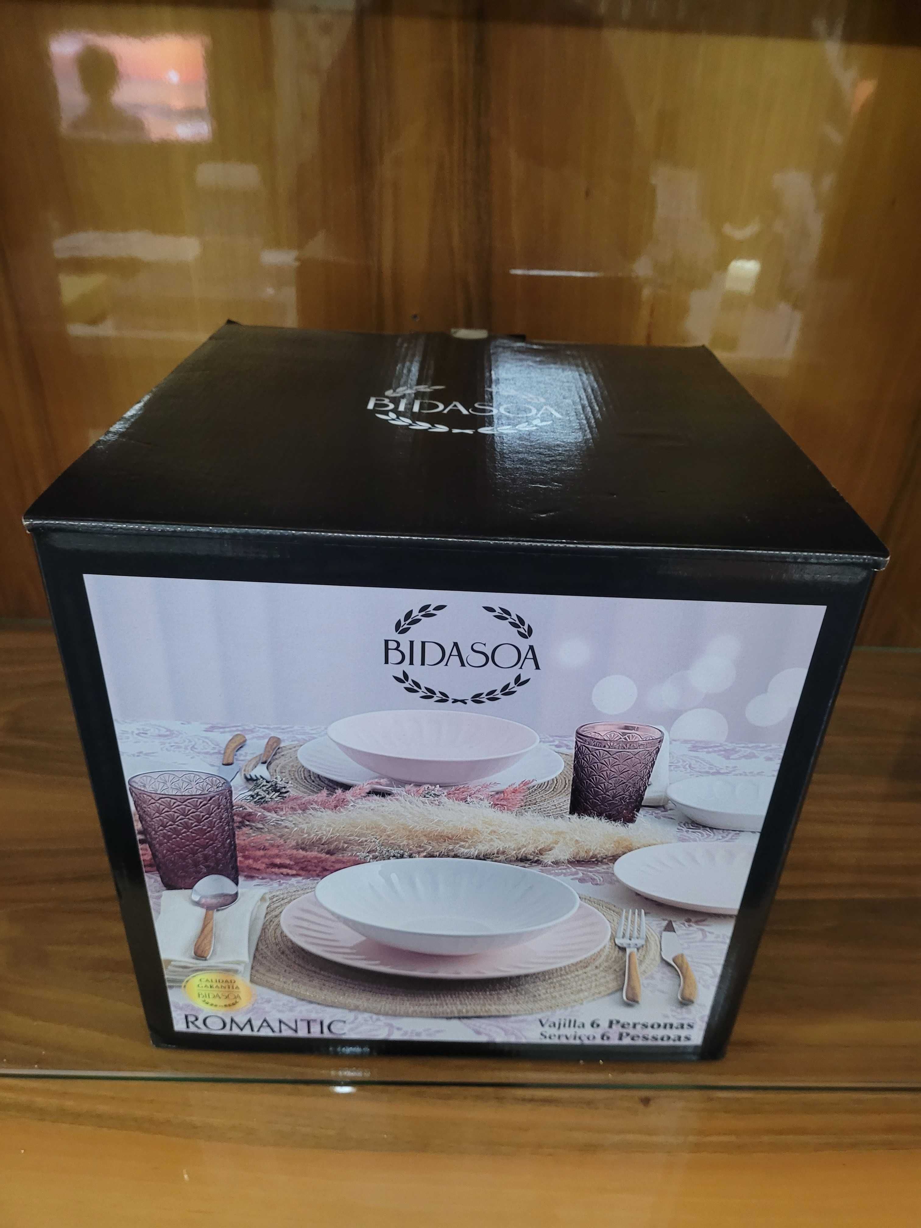 Serviço 6x Pessoas (pratos) Romantic BIDASOA