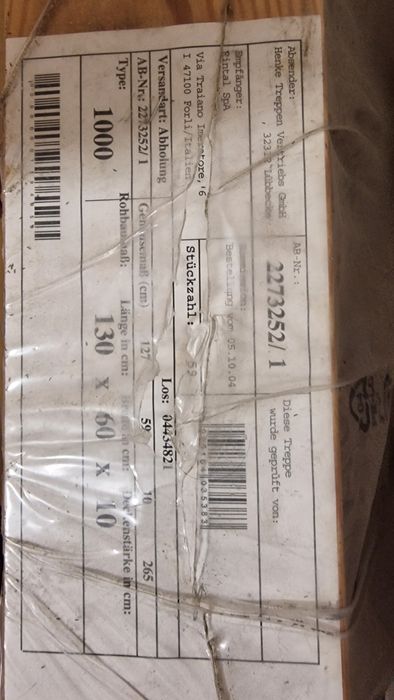 Schody drewniane strychowe