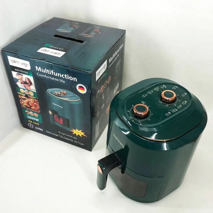 Аерофритюрниця аерогриль Rainberg RB-2242 7,5 л 3800W мультипіч