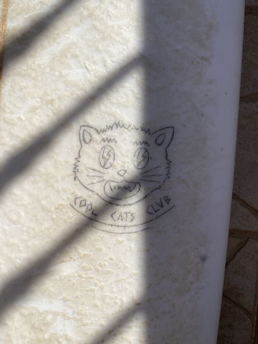 Prancha de Surf 7’2 x 21 1/2” x 2 3/4” cool cats club