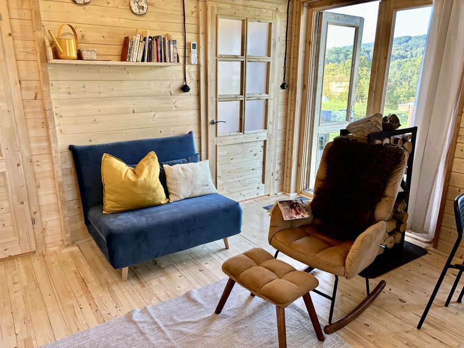 Domekl na Sylwestra z jacuzzi sauną w Bieszczadach