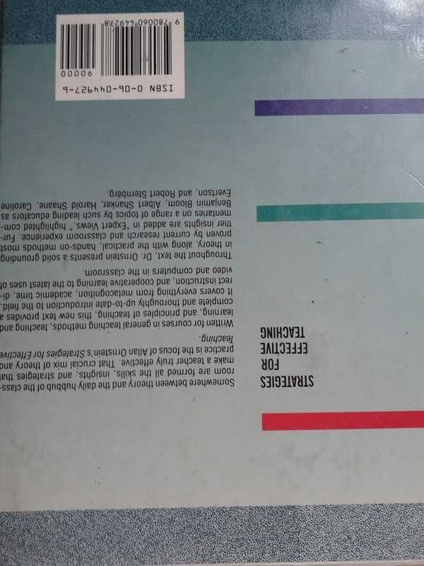 Poradnik Strategie skutecznego nauczania A. C. Ornstein