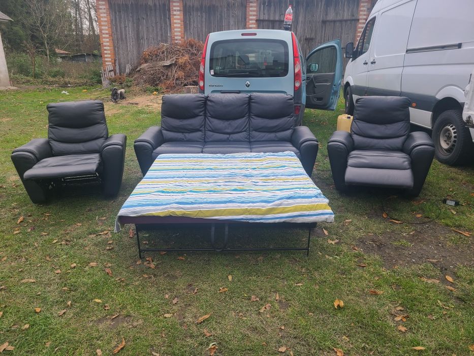 Комплект шкіряних меблів