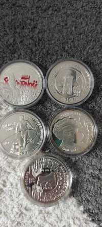 Monety 10zl srebrne kolekcjonerskie