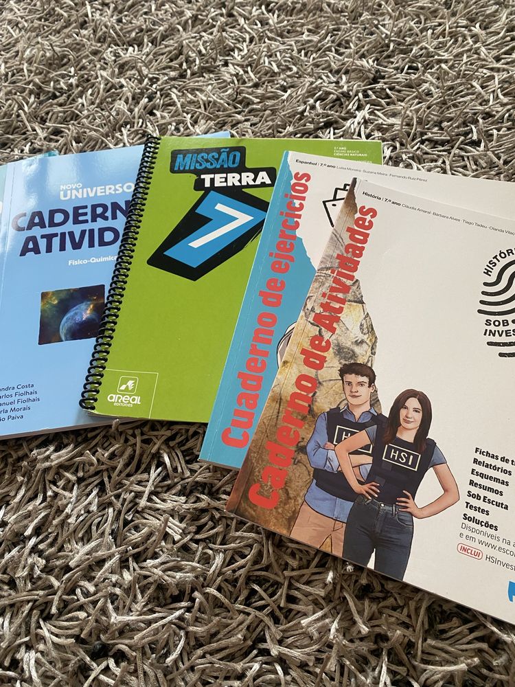 Cadernos se atividades 7-ano
