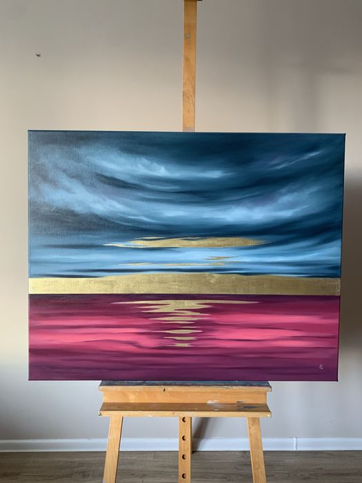 obraz olejny 2023r. 80x100 cm