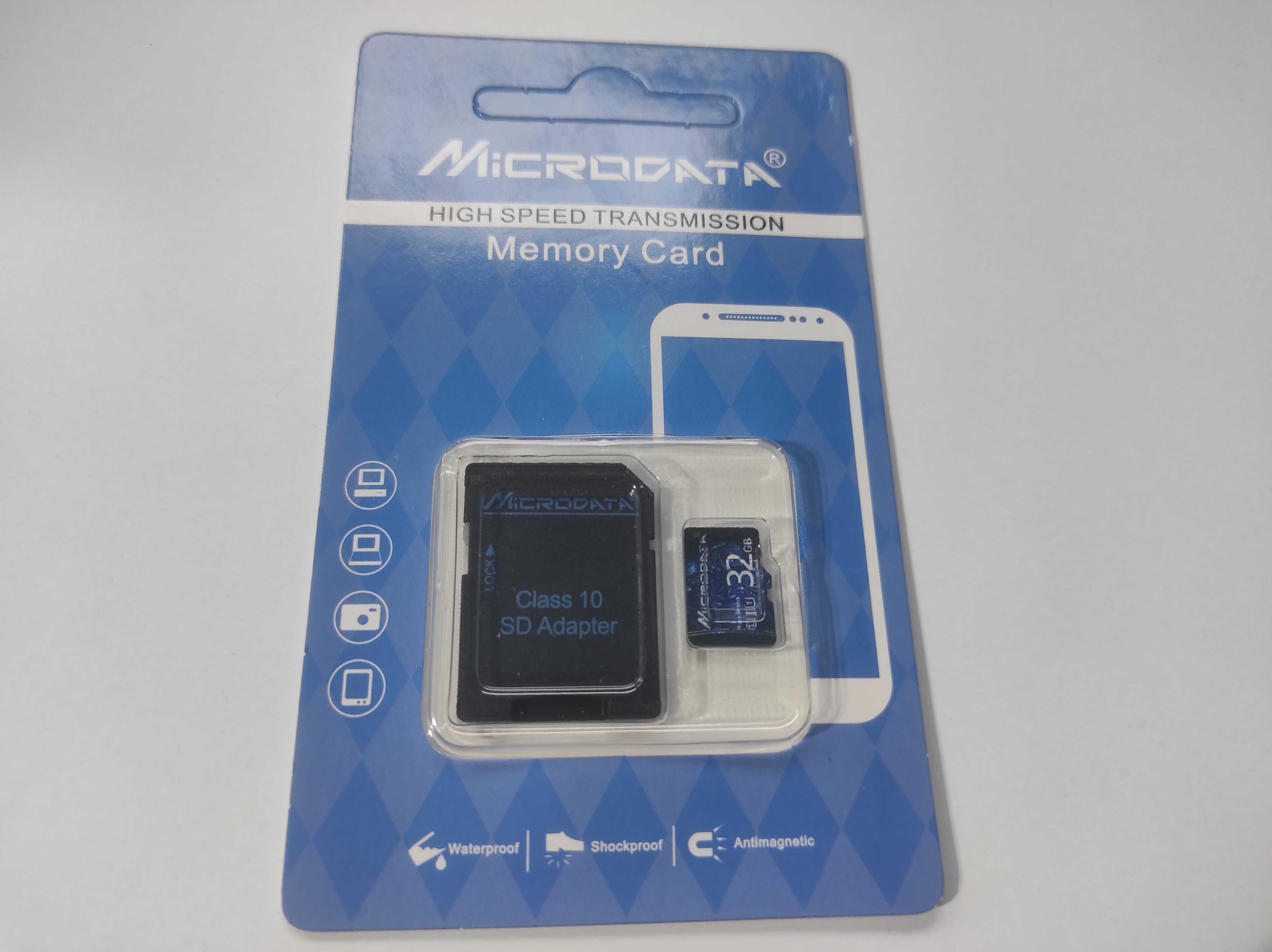 Micro CD microdata 32GB UHS 1 (U1) Zestaw 2szt.