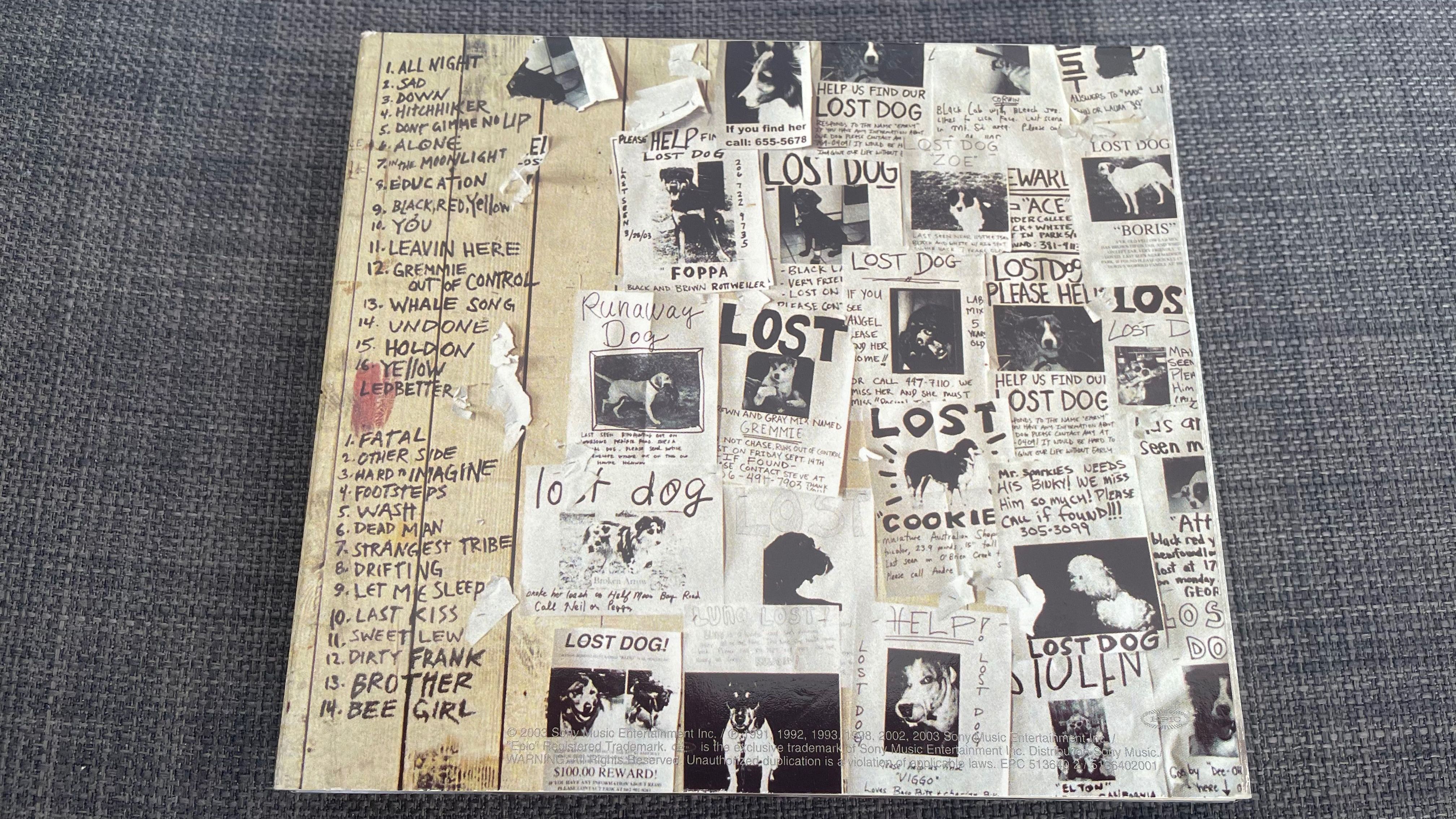 Pearl Jam ‎– Lost Dogs - 2 cds