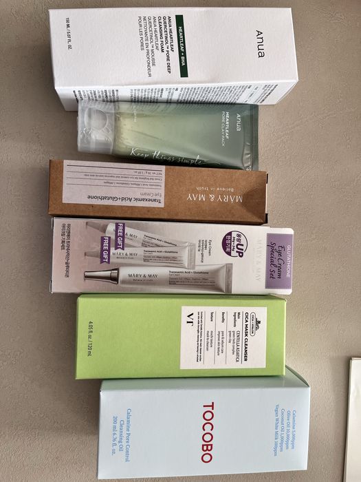 Косметичні засоби anua, tocobo, mary&may