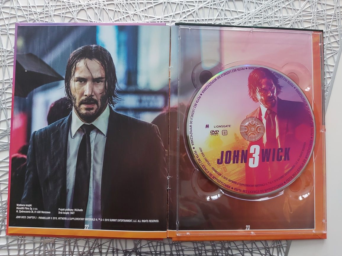 John Wick 3 Dvd PL