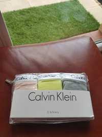 Calvin Klein 3 pack majtki damskie, 90% cotton, rozmiar S.