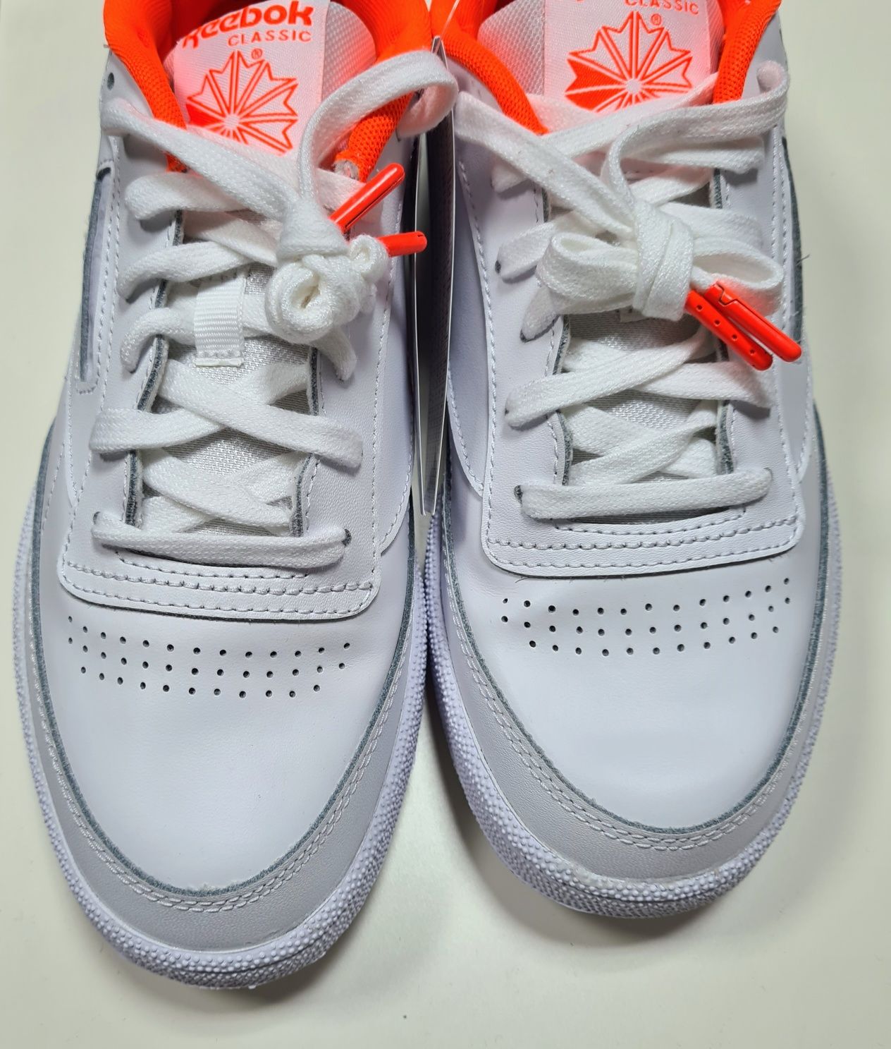 NOWE Reebok Classic Club C 85 rozm 40,5 białe męskie damskie 26 cm 41