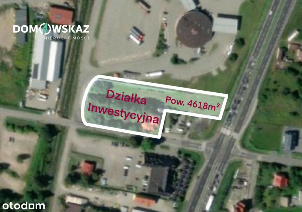 Działka inwestycyjna z domem 4618m2