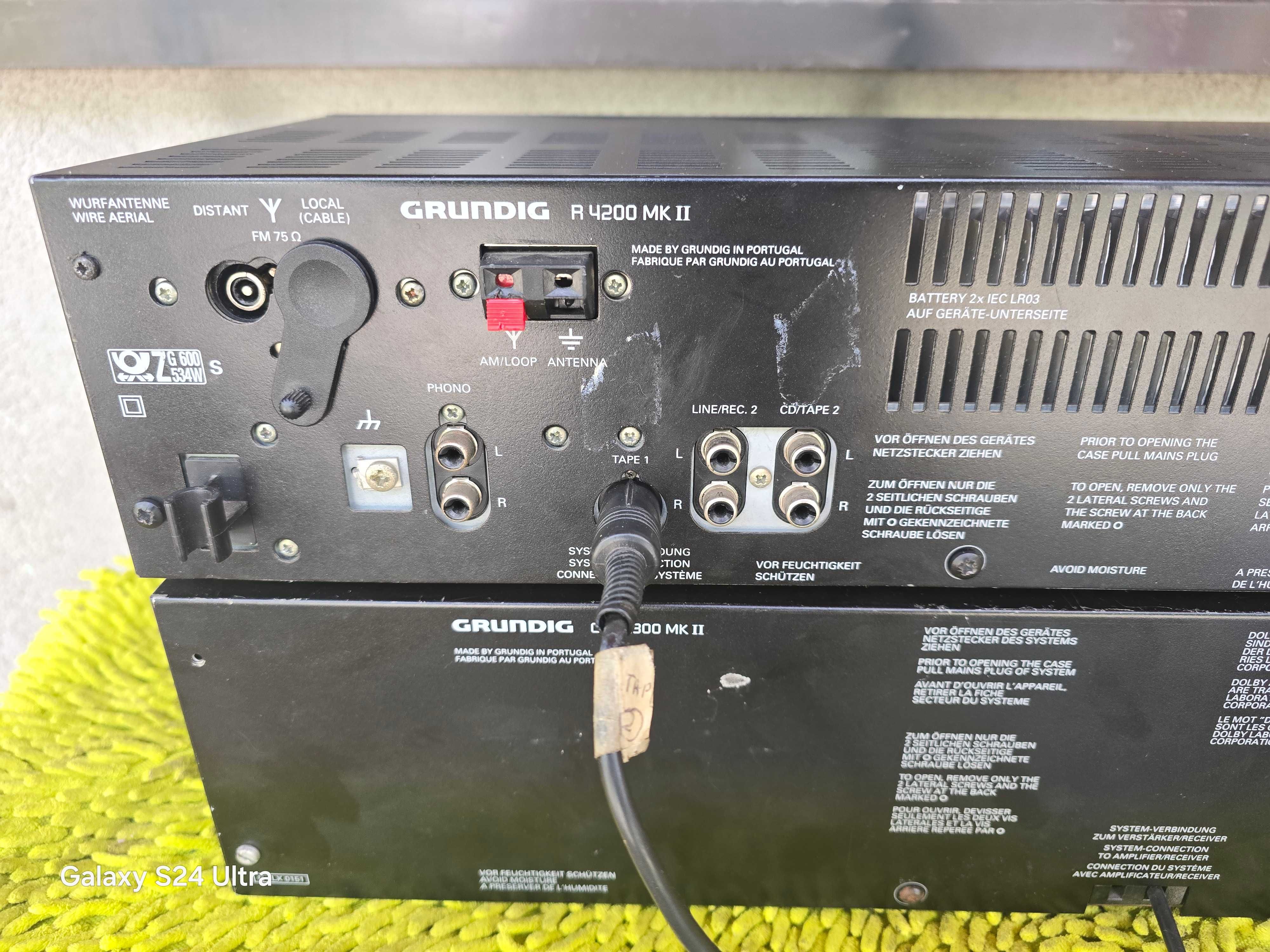 amplituner +magnetofon grundig stereo