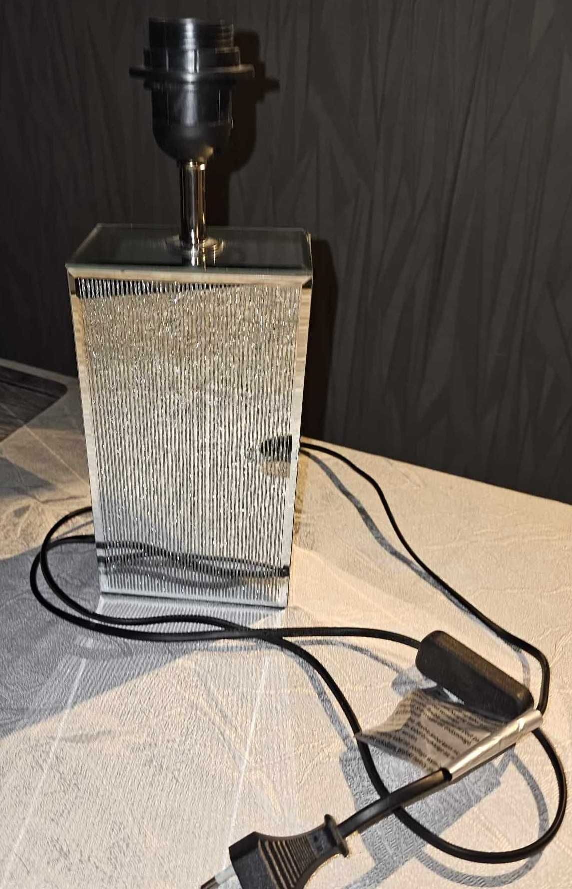 Lustrzana lampka brokatowa Glamour