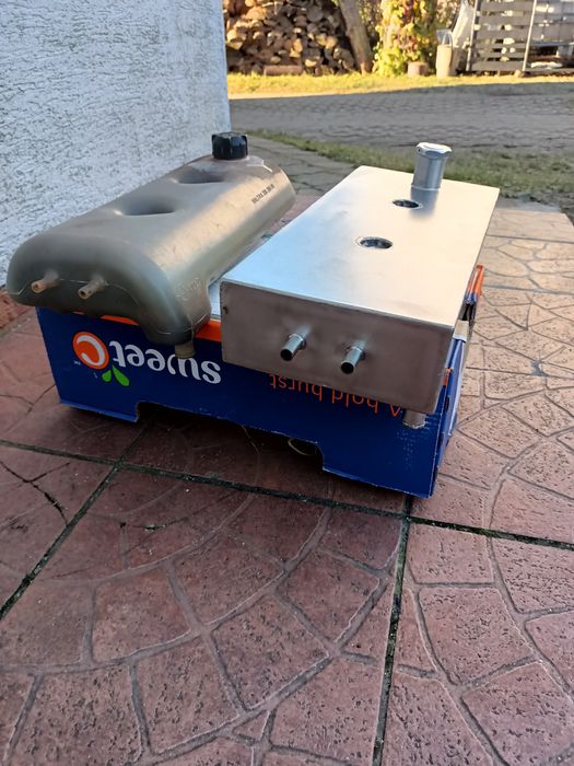 Zbiornik nierdzewny na płyn chłodniczy, paliwo, webasto