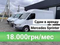 Аренда  Mercedes sprinter буса грузового оренда БЕЗ ВОДИТЕЛЯ