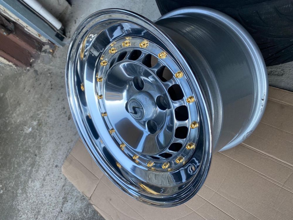 felgi TH Line 4x100 14" 9j 9.5j skręcane tlg VW golf 1 schmidt bbs