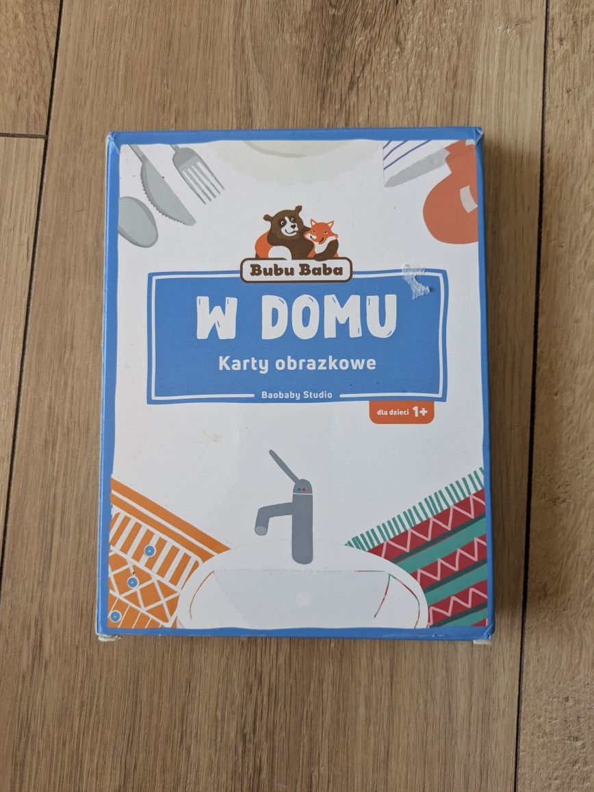 Bubu baba w domu karty obrazkowe dla dzieci od 1+