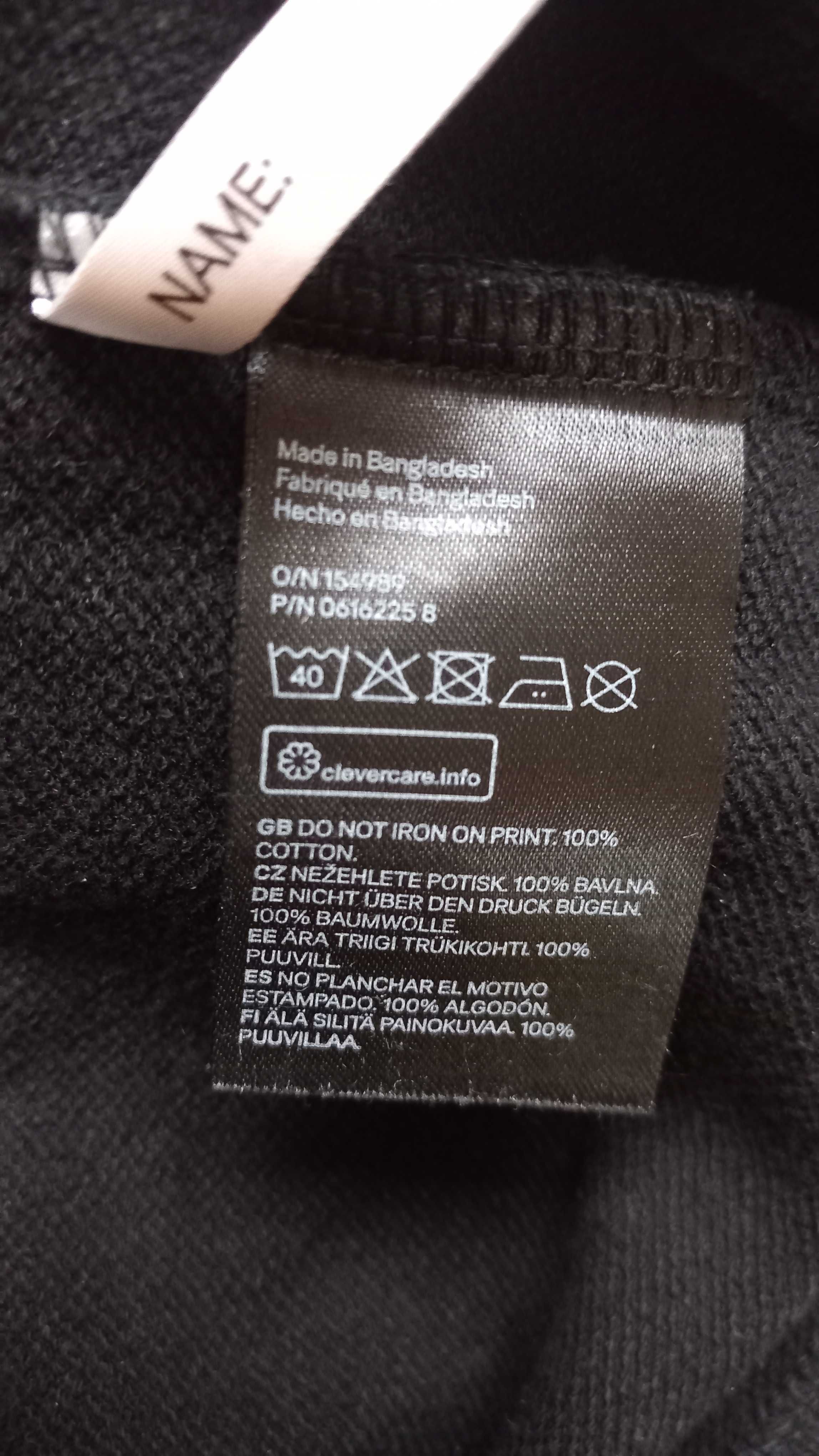 Czarna krótka bluza H&M