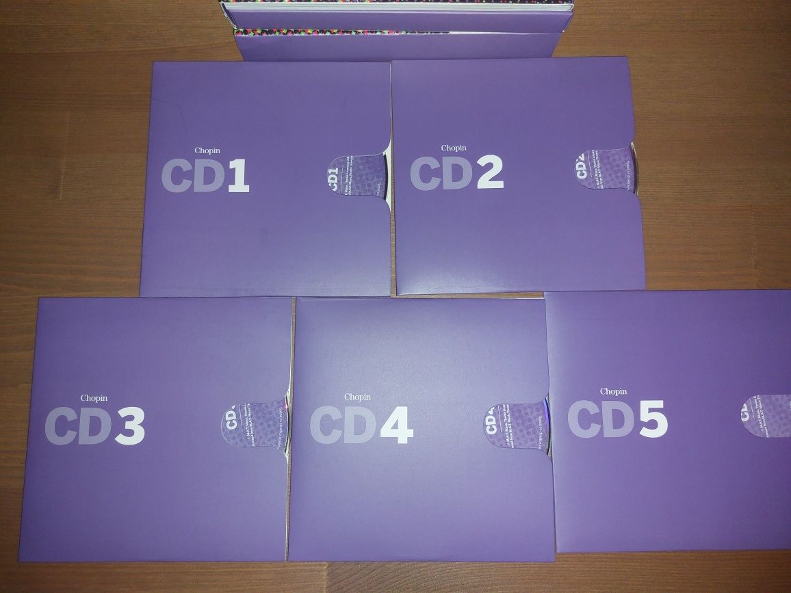 Packs 5 CDs + Booklets - Gd. compositores Música Clássica (Como Novo)