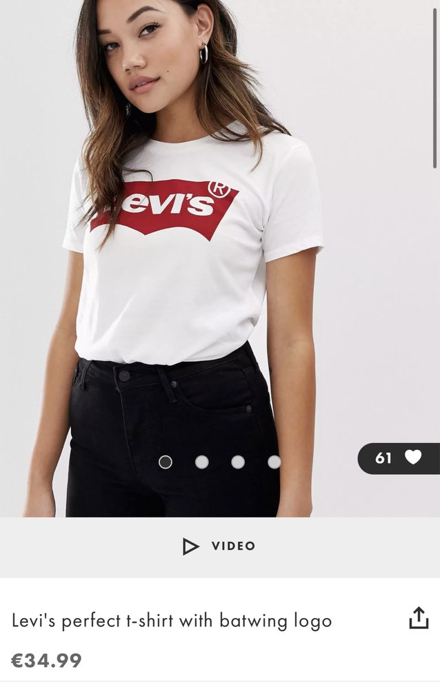 Новая футболка levi’s