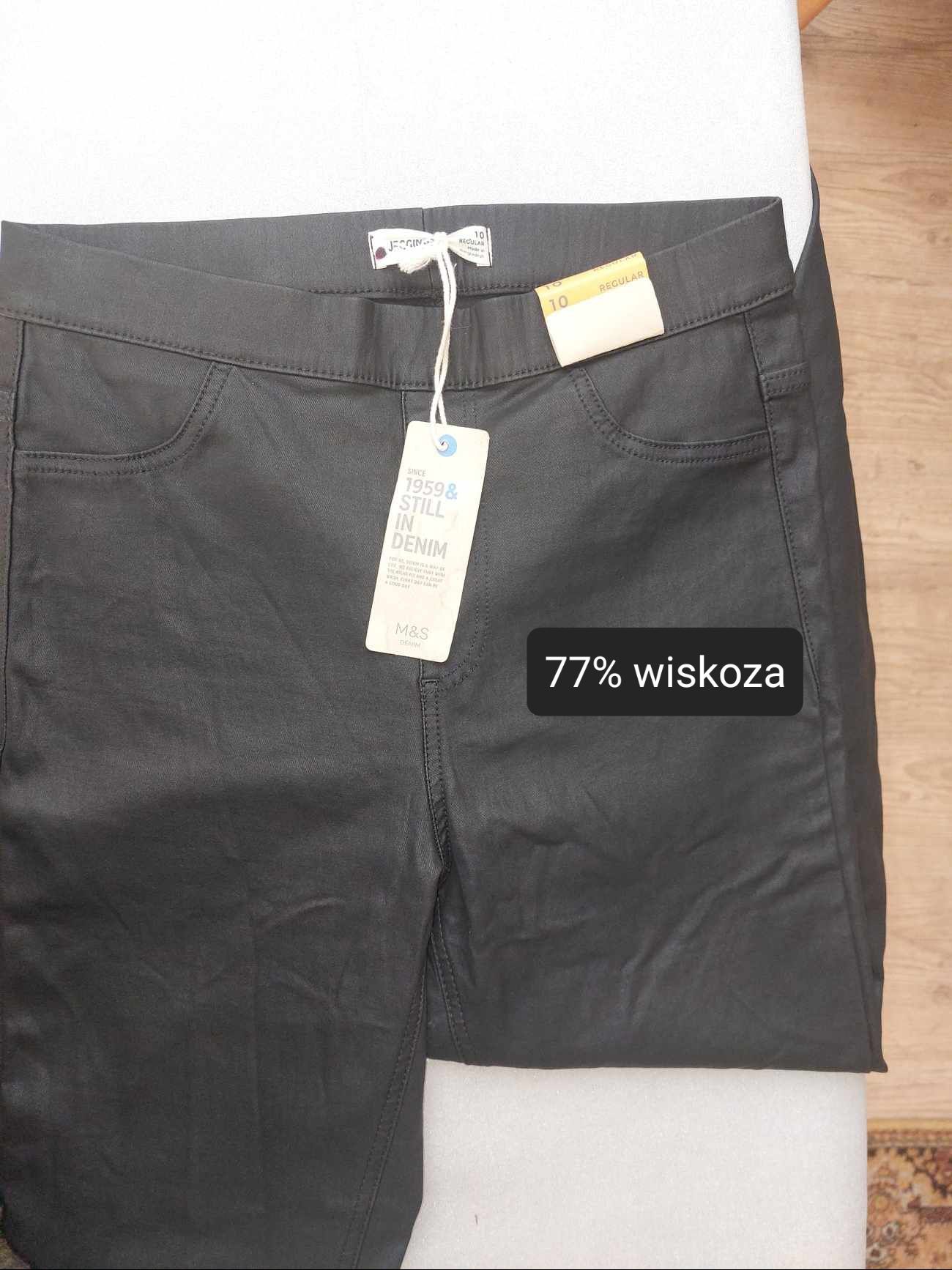 Spodnie woskowane nowe M
